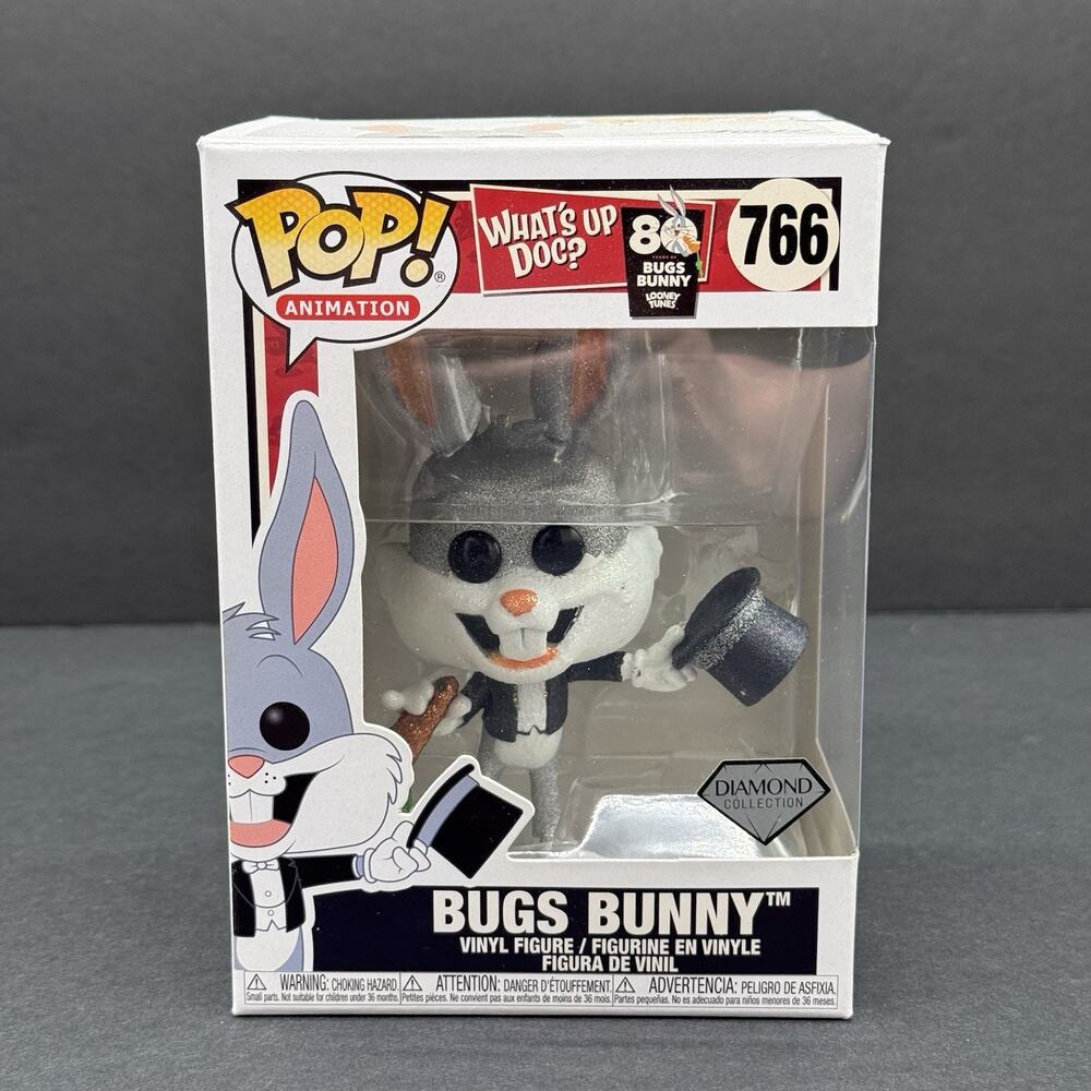 Funko Pop! Animation What's Up Doc? Bugs Bunny #766 Diamond Collection